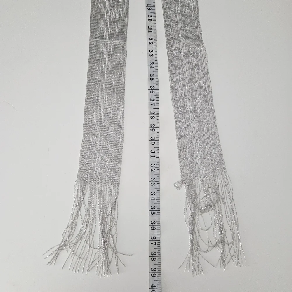 Wrap around silver scarf - Picture 5 of 5
